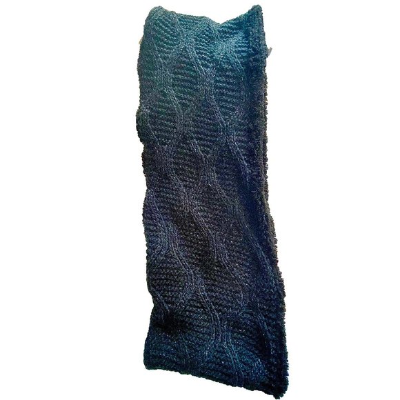 🆕 INC International Concepts Black Infinity Scarf - Picture 2 of 5